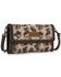 Image #2 - Wrangler Women's Retro Cowboy Print Crossbody Bag, Tan, hi-res