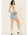 Wrangler Modern Women's Denim Reworked Shorts, Blue, hi-res