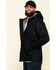 Cody James Men's FR Hooded Duck Work Jacket , Black, hi-res
