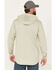 Image #4 - Hawx Men's FR Logo Hooded Long Sleeve Shirt, Taupe, hi-res