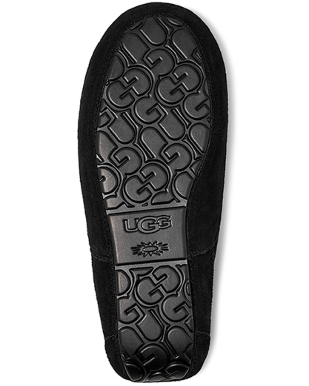 Image #6 - UGG Men's Ascot Slippers - Moc Toe, Black, hi-res