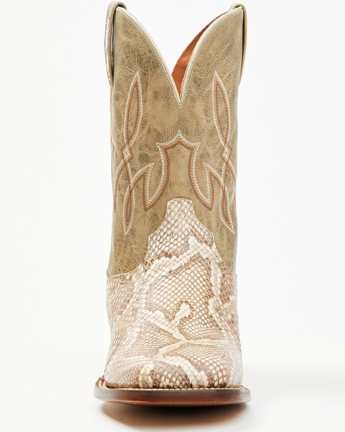 Product Name:  Dan Post Men's Exotic Python Western Boots - Broad Square Toe