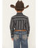 Image #4 - Ely Walker Boys' Striped Long Sleeve Pearl Snap Western Shirt, Black, hi-res