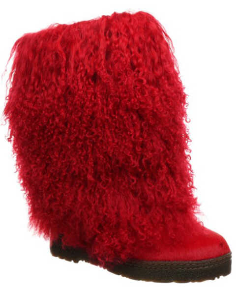 Bearpaw Women's Boetis Boots, Red, hi-res