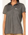 Image #3 - Ariat Women's Rebar Foreman Short Sleeve Polo Shirt, Charcoal, hi-res