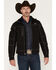 Image #1 - Cowboy Hardware Men's Longhorn Tech Woodsman Jacket, Black, hi-res