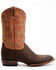 Lucchese Men's Gordon Western Boots - Broad Square Toe, Chocolate, hi-res