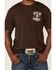 Cowboy Hardware Men's Outlaw Whiskey Graphic T-Shirt, Brown, hi-res