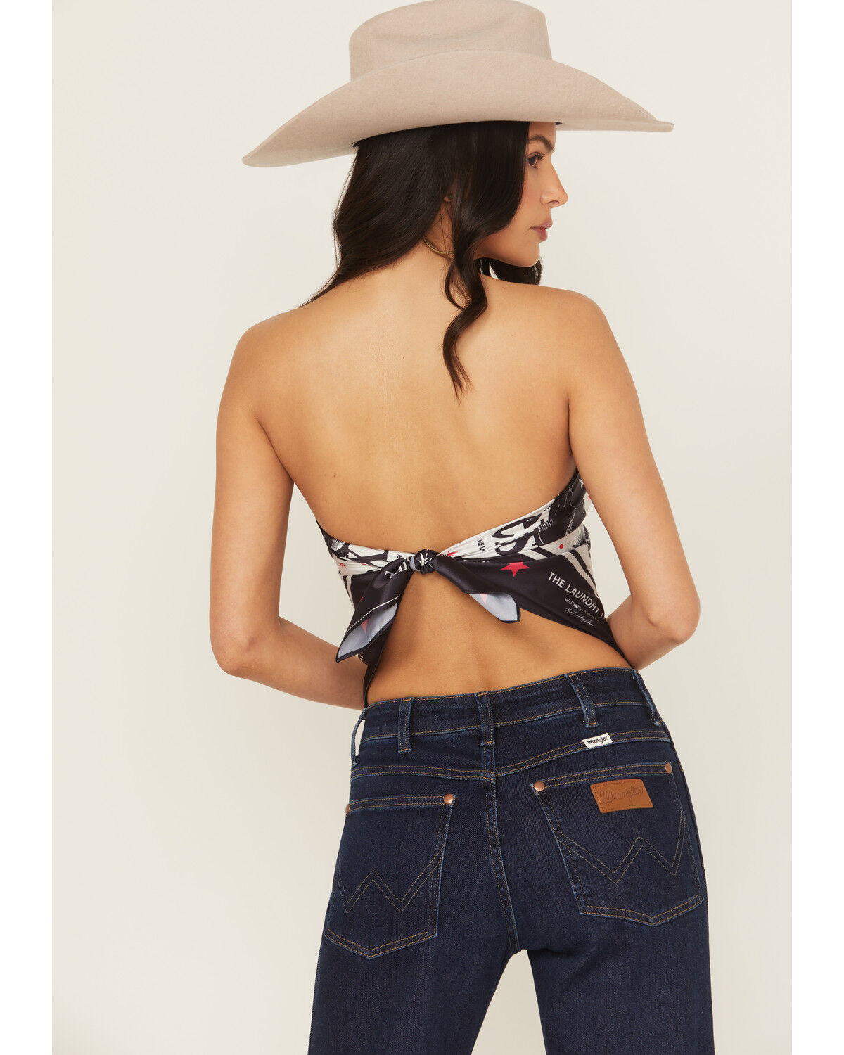 Image #4 - The Laundry Room Women's This Ain't Texas Bandana Top, White, hi-res