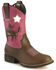 Image #1 - Roper Girls' Light Up Pink Bronco Cowgirl Boots, , hi-res