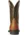 Image #5 - Ariat Men's Sport Riggin Western Performance Boots - Broad Square Toe, Brown, hi-res