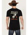 Image #1 - Ariat Men's Bull Short Sleeve Graphic T-Shirt, Black, hi-res
