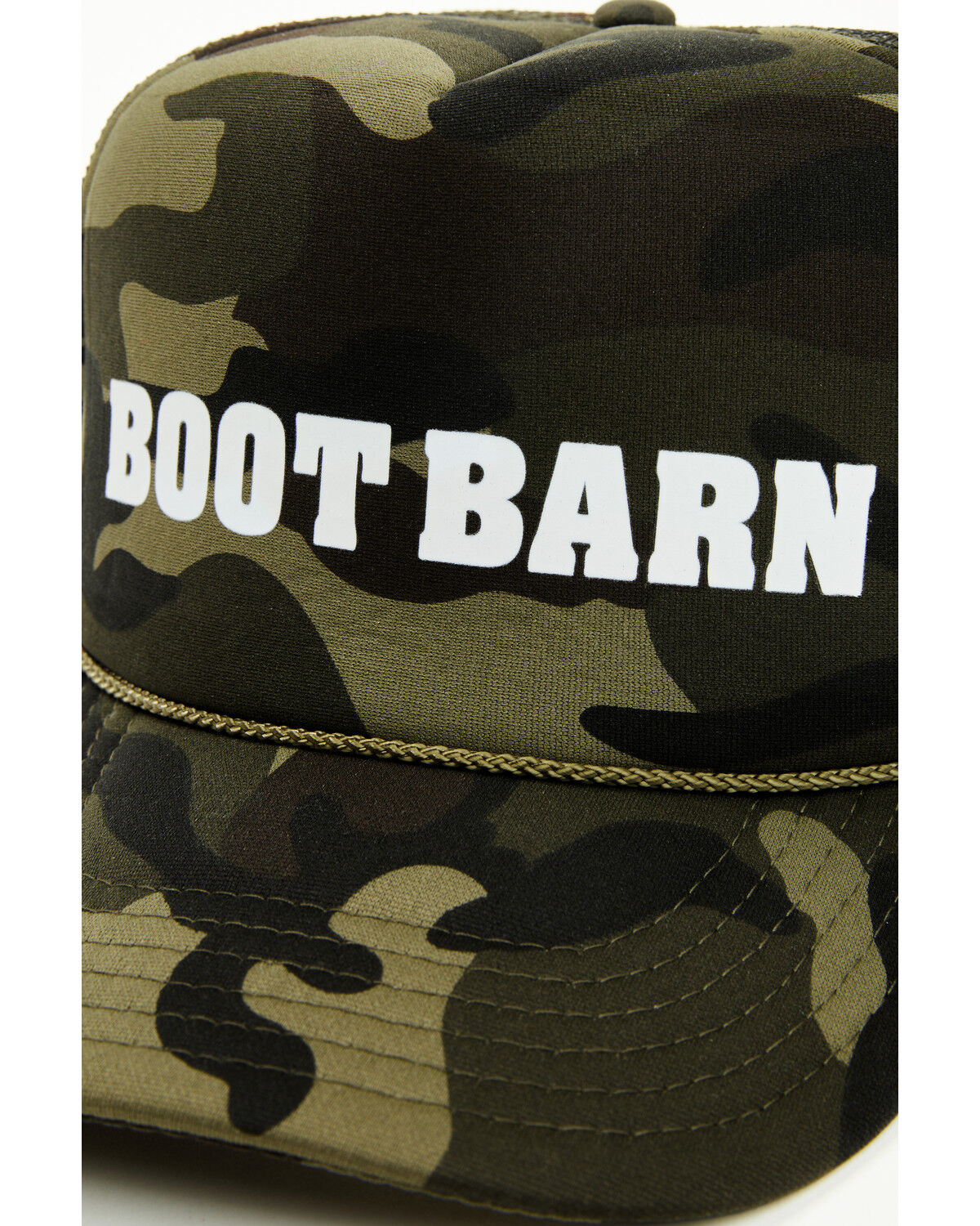 Image #4 - Boot Barn Camo Print Logo Ball Cap, Camouflage, hi-res