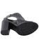 Image #6 - Milwaukee Performance Women's Platform Heel Mesh Top Sandals, Black, hi-res