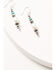 Image #2 - Paige Wallace Women's Navajo Pearl Stick Earrings, Silver, hi-res