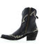 Liberty Black Women's Side Bug & Wrinkle Mosel Short Western Boots - Pointed Toe, Black, hi-res