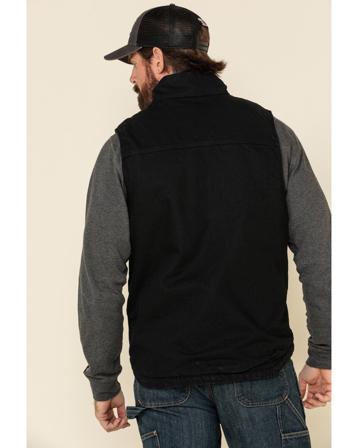 denim carhartt vest mens