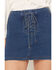 Image #2 - Bona Women's Medium Wash Denim Mini Skirt, Medium Wash, hi-res