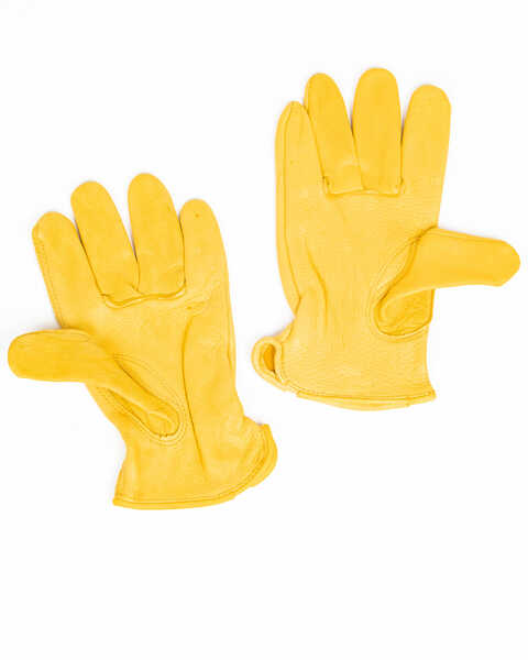 Cody James Men's Driver Work Gloves, Brown, hi-res