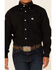 Image #3 - Cinch  Boys' Long Sleeve Shirt, Black, hi-res