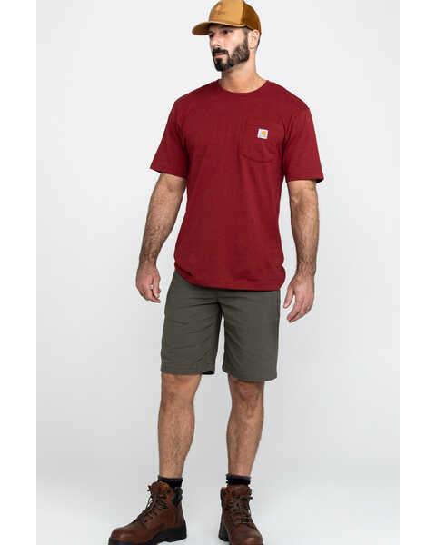 Image #6 - Carhartt Men's Charcoal 10" Rugged Flex Rigby Work Shorts , , hi-res