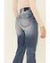 Image #4 - Daze Women's Medium Wash Slim Straight Leg Ankle Jeans, Medium Blue, hi-res