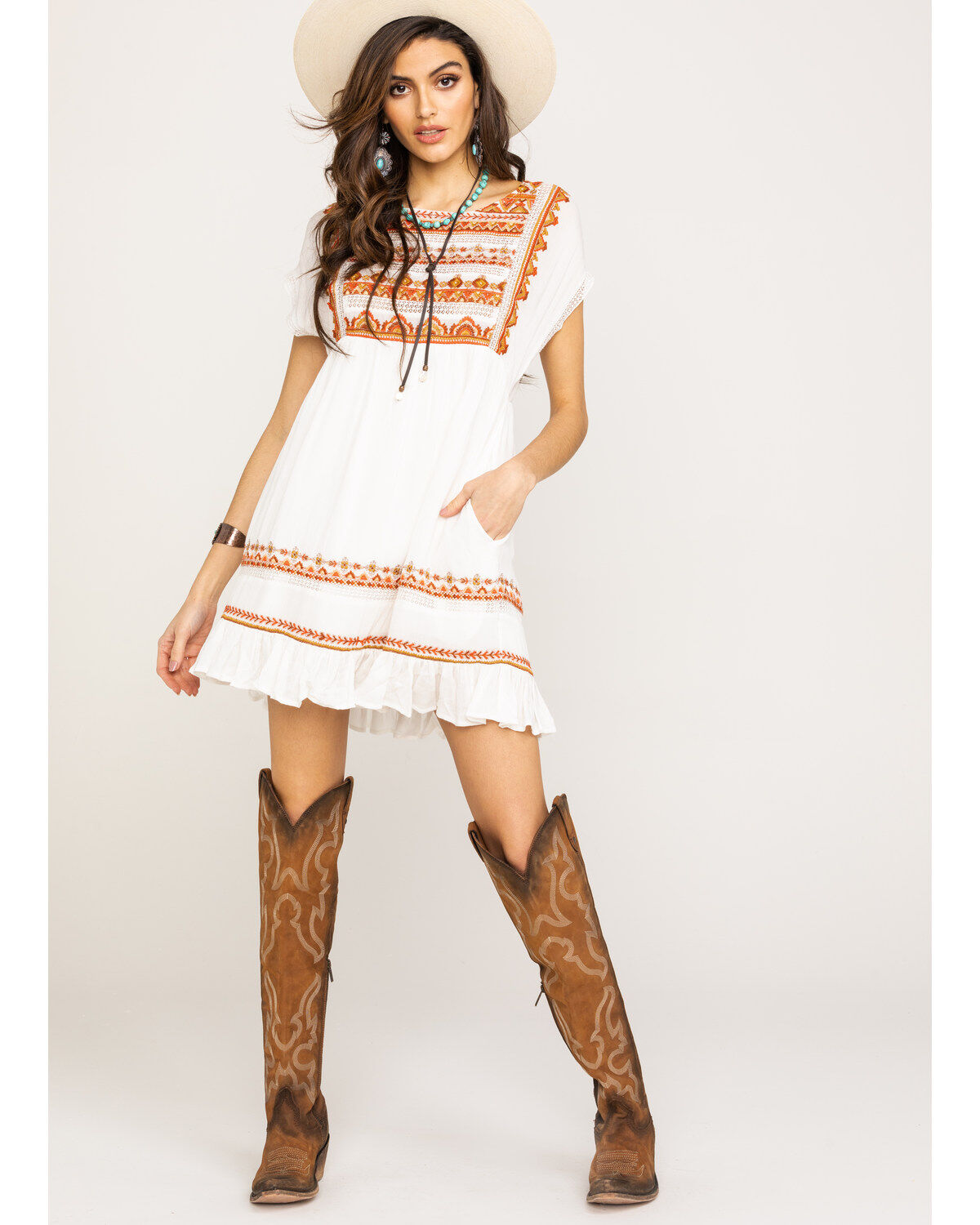 sunrise wanderer mini dress