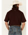 Image #4 - Ariat Men's Solid Maroon TEK Short Sleeve Button-Down Western Shirt, Burgundy, hi-res