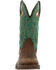 Image #4 - Rocky Women's Legacy 32 Western Boots - Square Toe , Green/brown, hi-res