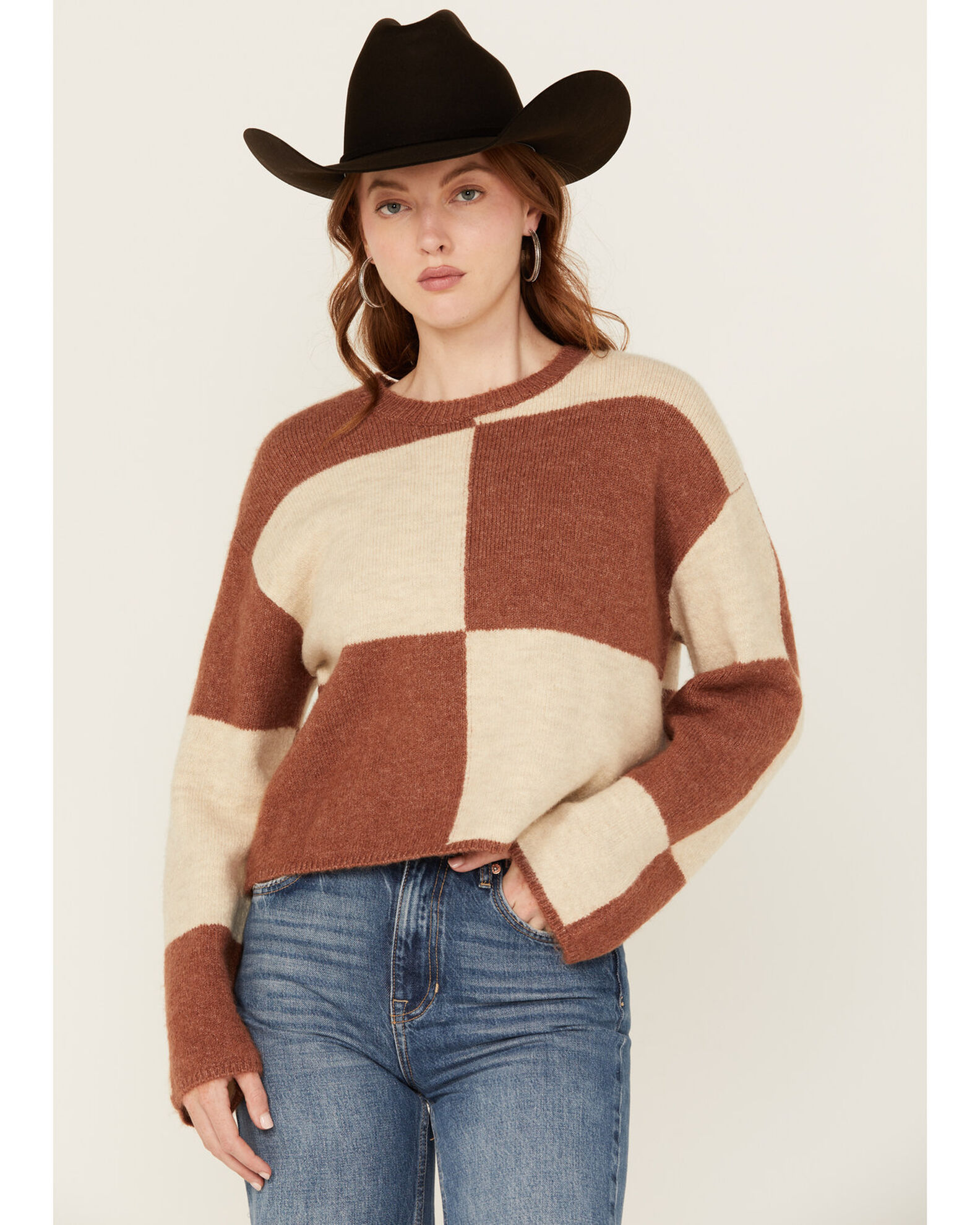 White online crow sweater