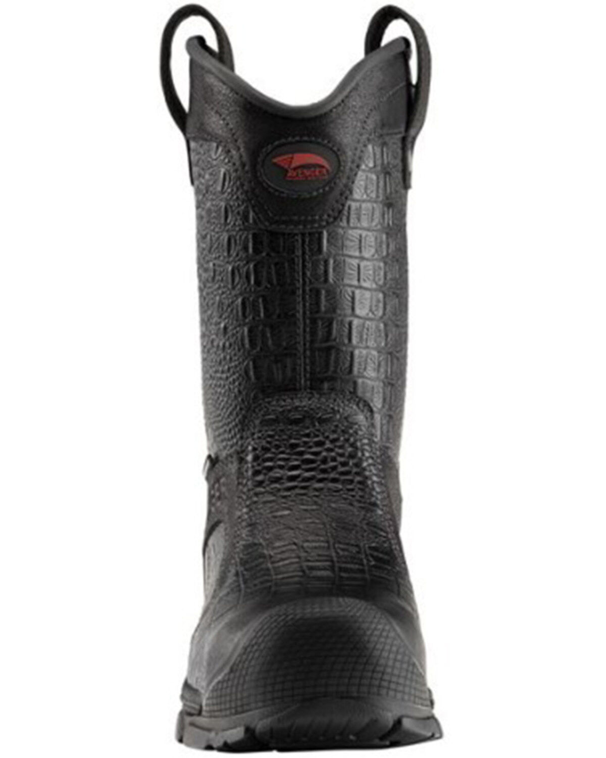 Image #4 - Avenger Men's Ripsaw Wellington WP Work Boot - Alloy Toe, Black, hi-res