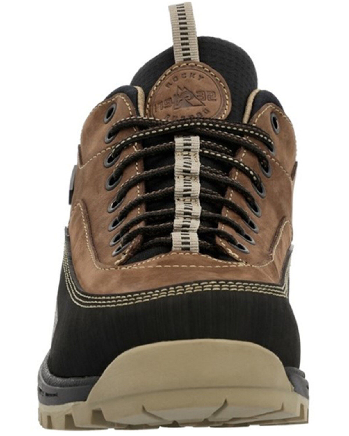 Image #4 - Rocky Men's Mountain Stalker Pro Waterproof Lace-Up Hiking Work Oxford Shoes - Round Toe, Black/brown, hi-res
