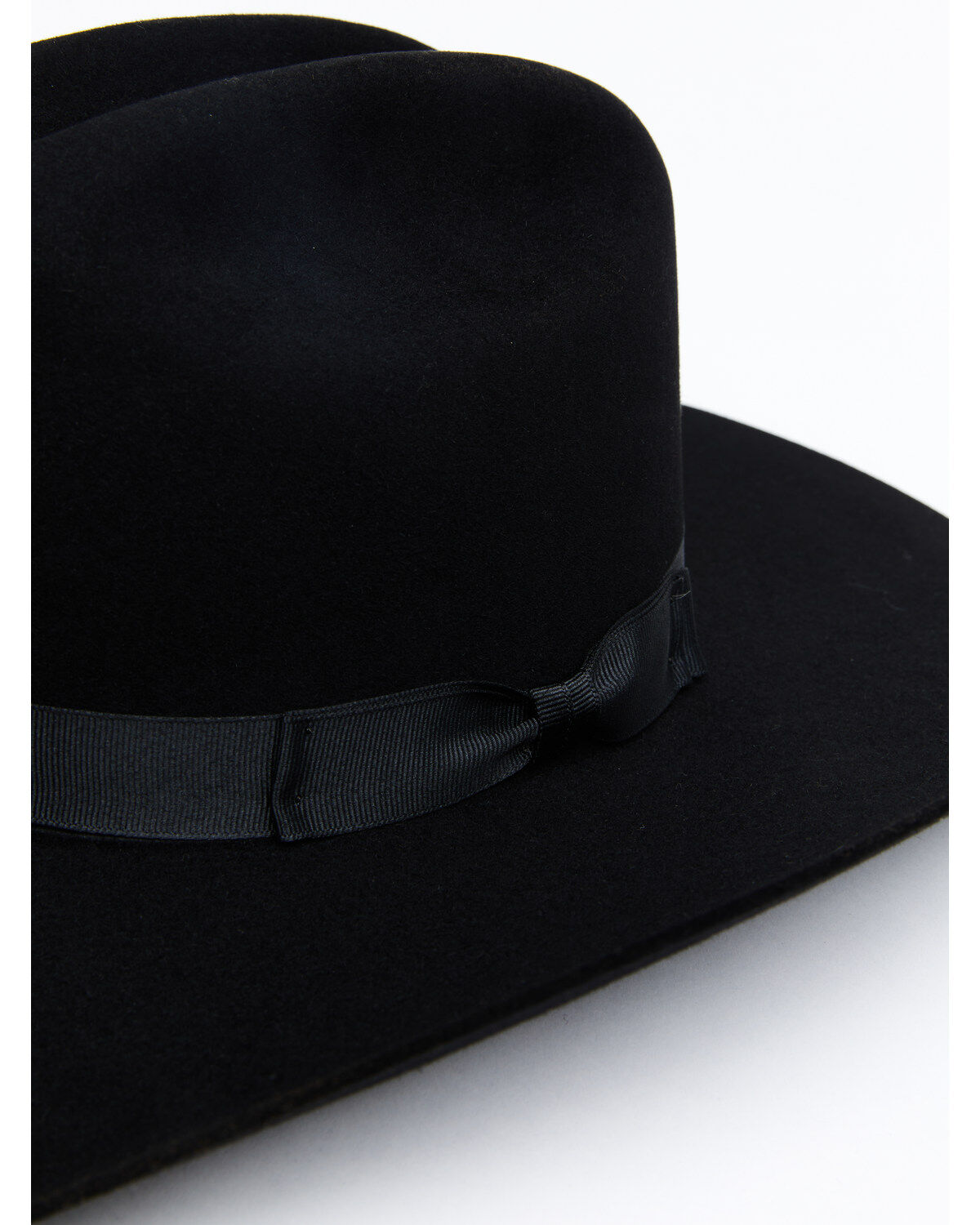 Image #2 - Serratelli 6X Felt Cowboy Hat, Black, hi-res