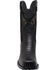 Image #3 - AdTec Women's 11" Laser Eagle Biker Boots, Black, hi-res