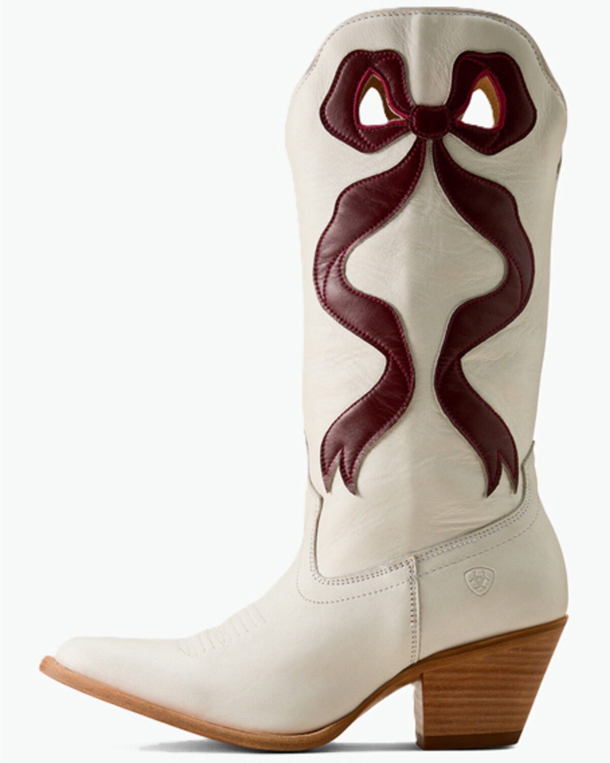 Image #2 - Ariat Women's Beaux Western Boots - Round Toe, White, hi-res