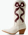 Image #2 - Ariat Women's Beaux Western Boots - Round Toe, White, hi-res