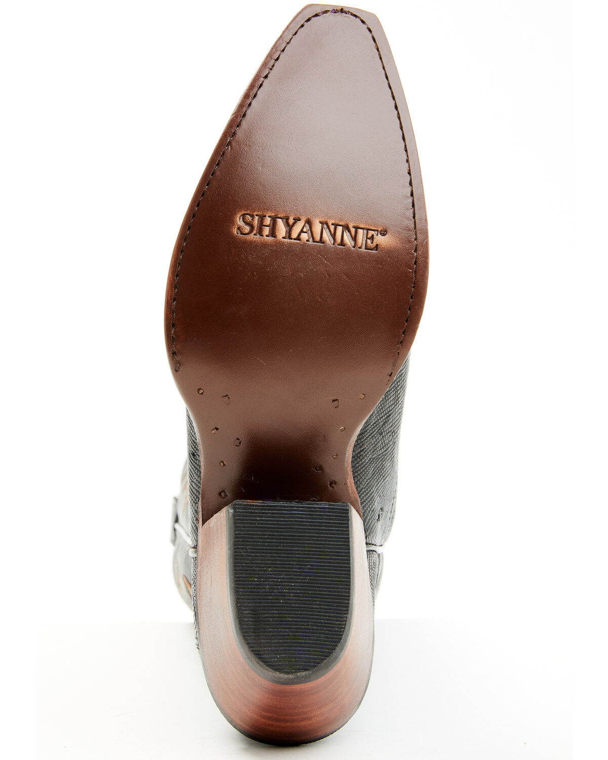 Image #7 - Shyanne Women's Ebonie Exotic Lizard Western Boots - Snip Toe, Black, hi-res