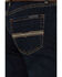 Image #4 - Rock & Roll Denim Men's Double Barrel Dark Wash Stackable Bootcut Stretch Denim Jeans, , hi-res