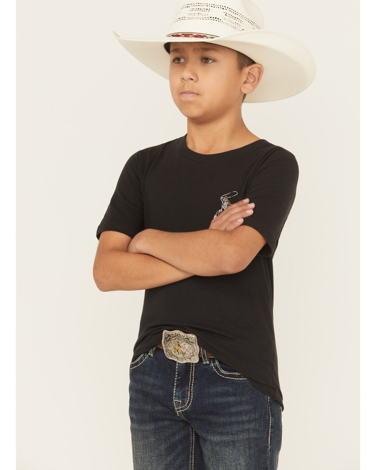 Product Name:  Wrangler Boys' Cowboy Short Sleeve Graphic T-Shirt