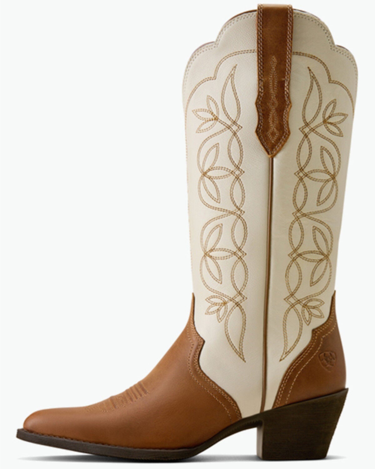 Image #2 - Ariat Women's Heritage Blossom Performance Western Boots - Round Toe, Brown, hi-res
