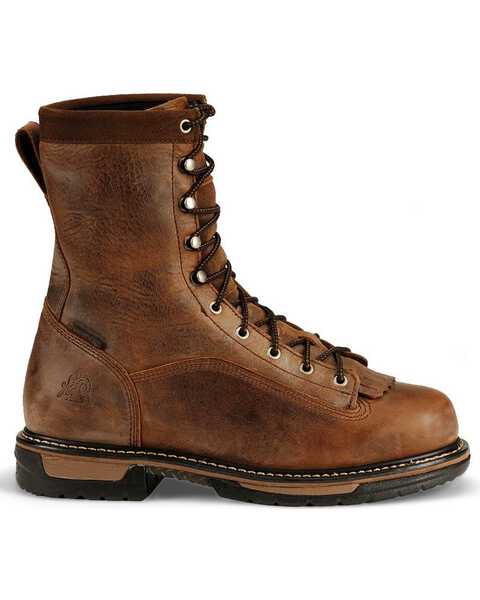 Image #2 - Rocky Men's Iron Clad Work Boots, Copper, hi-res