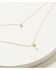 Image #1 - Shyanne Women's 14K Gold Delicate Cross Two-Layer Necklace, Gold, hi-res