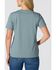 Image #2 - Carhartt Women's Irvine Relaxed Short Sleeve Work Shirt, Blue, hi-res