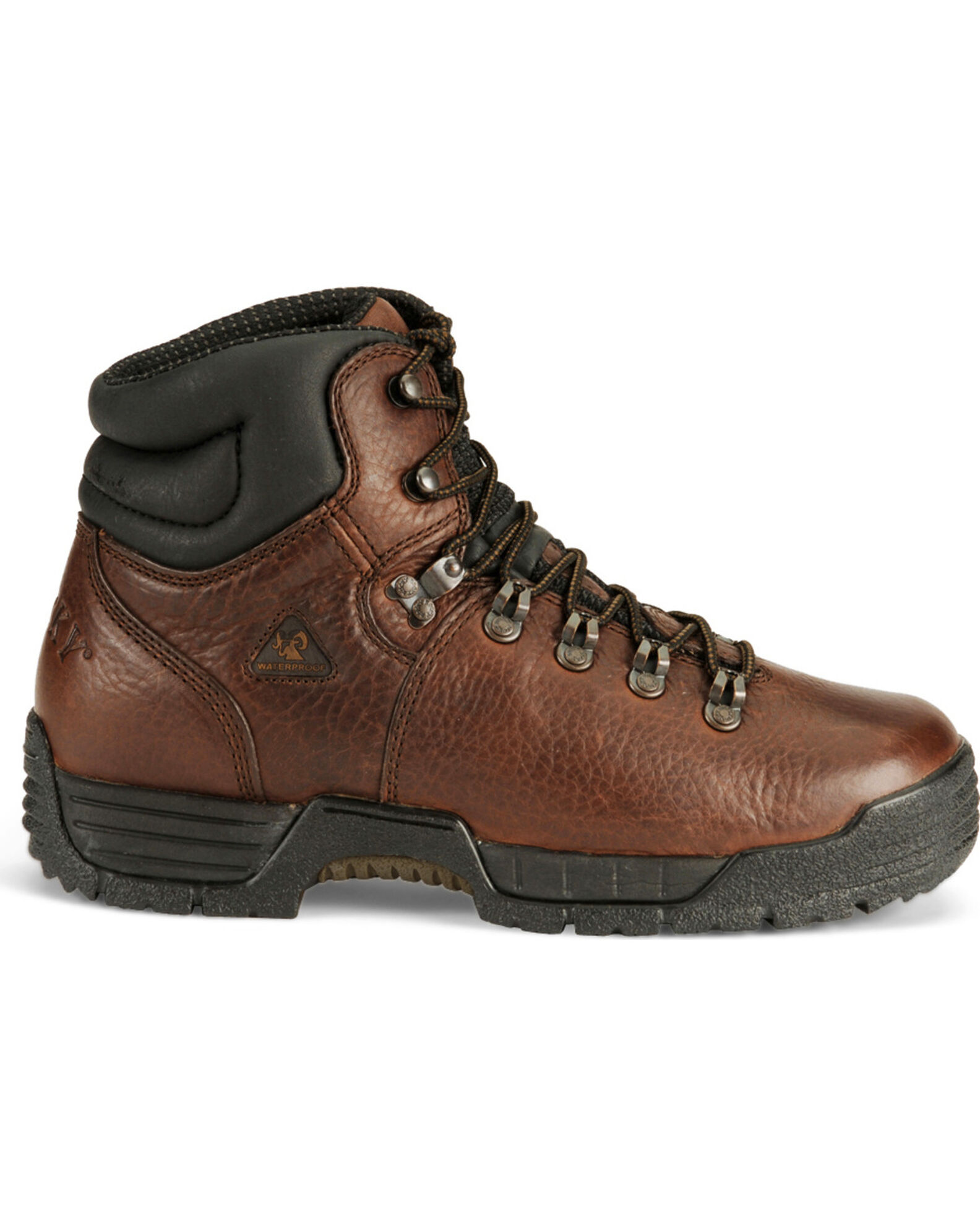 Image #2 - Rocky Men's Mobilite Work Boots, Brown, hi-res
