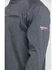 Image #4 - Ariat Men's FR Air Henley Long Sleeve Work Shirt , Charcoal, hi-res