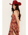 Image #2 - Angie Women's Floral Print Sleeveless Maxi Dress, , hi-res