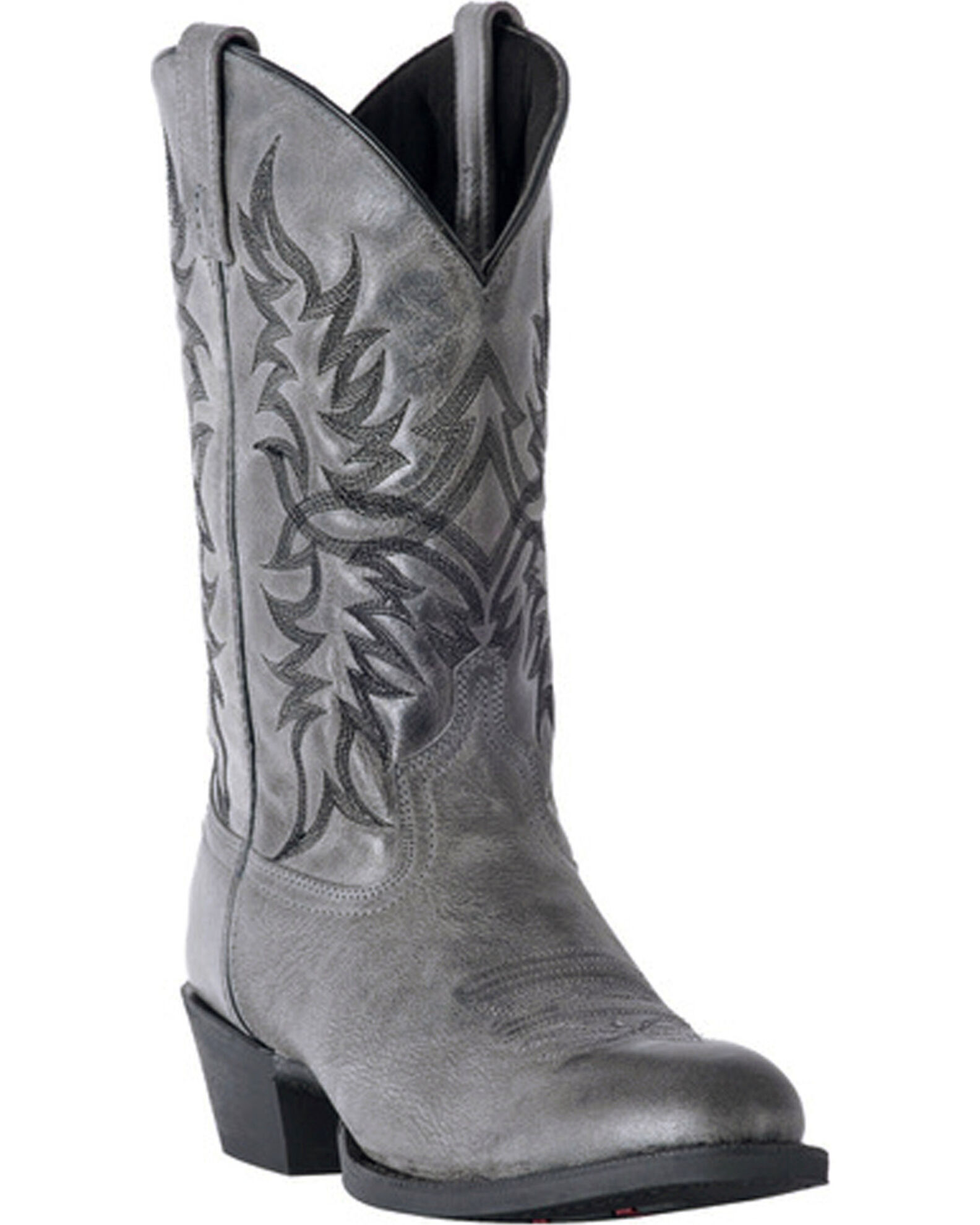 Grey roper shop boots