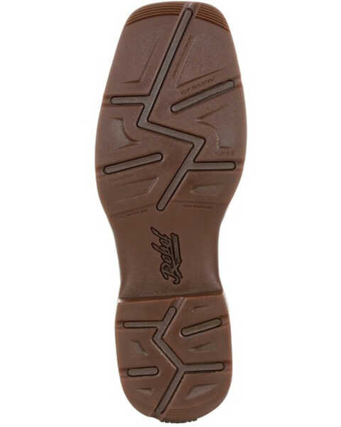 Image #7 - Durango Men's Rebel Chocolate Western Boots - Square Toe, , hi-res