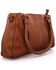 Image #2 - Bed Stu Women's Rockababy Leather Satchel Bag, Tan, hi-res