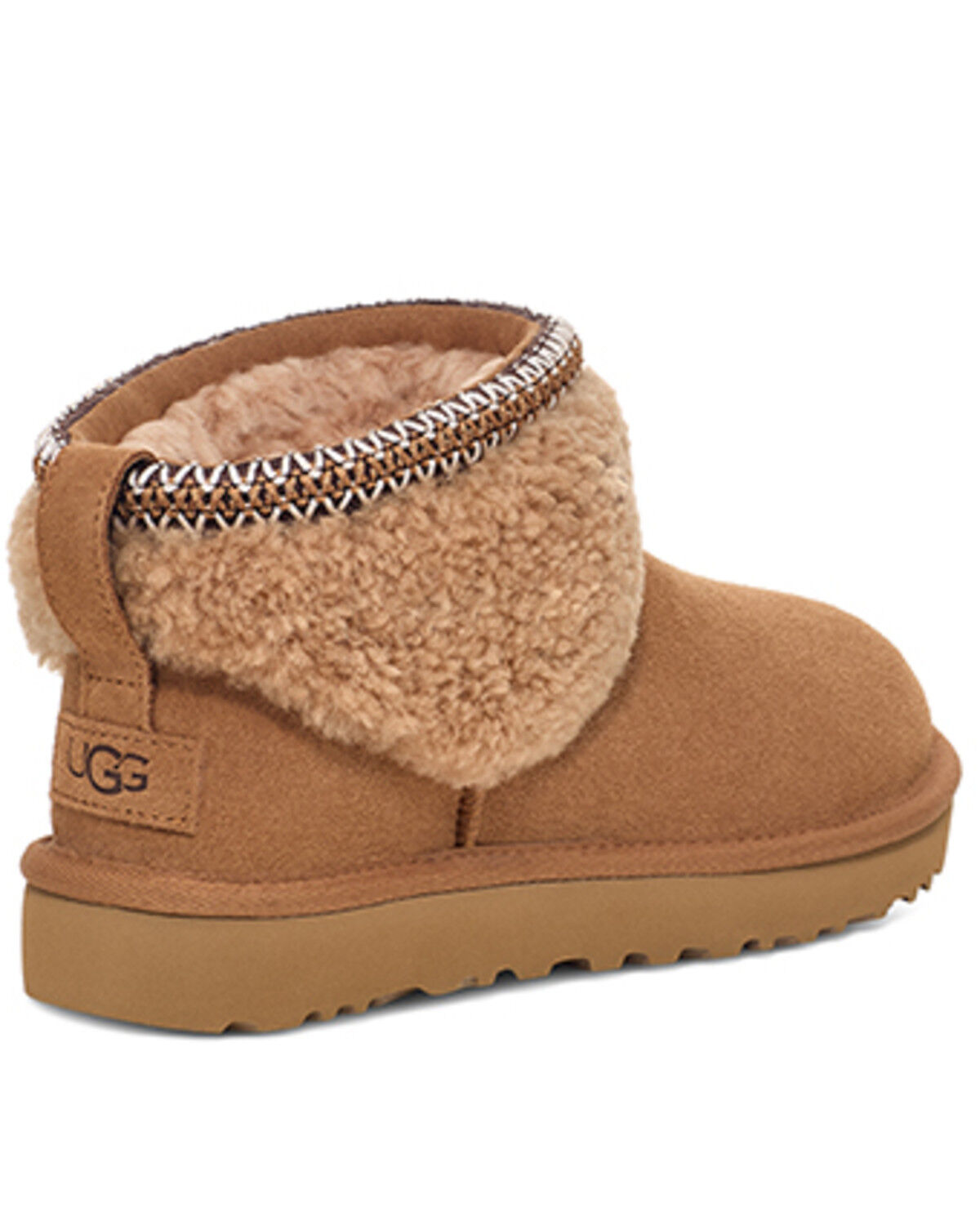 Image #4 - UGG Women's Classic Ultra Mini Maxi Curly, Chestnut, hi-res